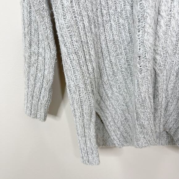 Blossom & Clover Womens XSmall XS Heather Gray Cowl Neck Knit Sweater - Picture 7 of 10